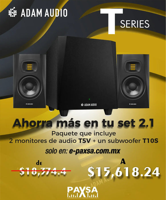 Paquete ADAM Audio 2 T5V + 1 T10S