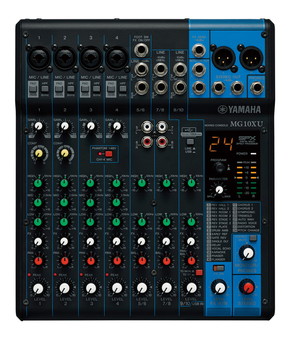 YAMAHA MG-10XU Consola Análoga