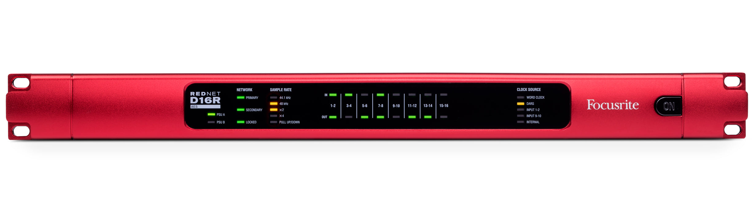 Focusrite REDNET D16R - Interfaz de audio sobre IP Dante